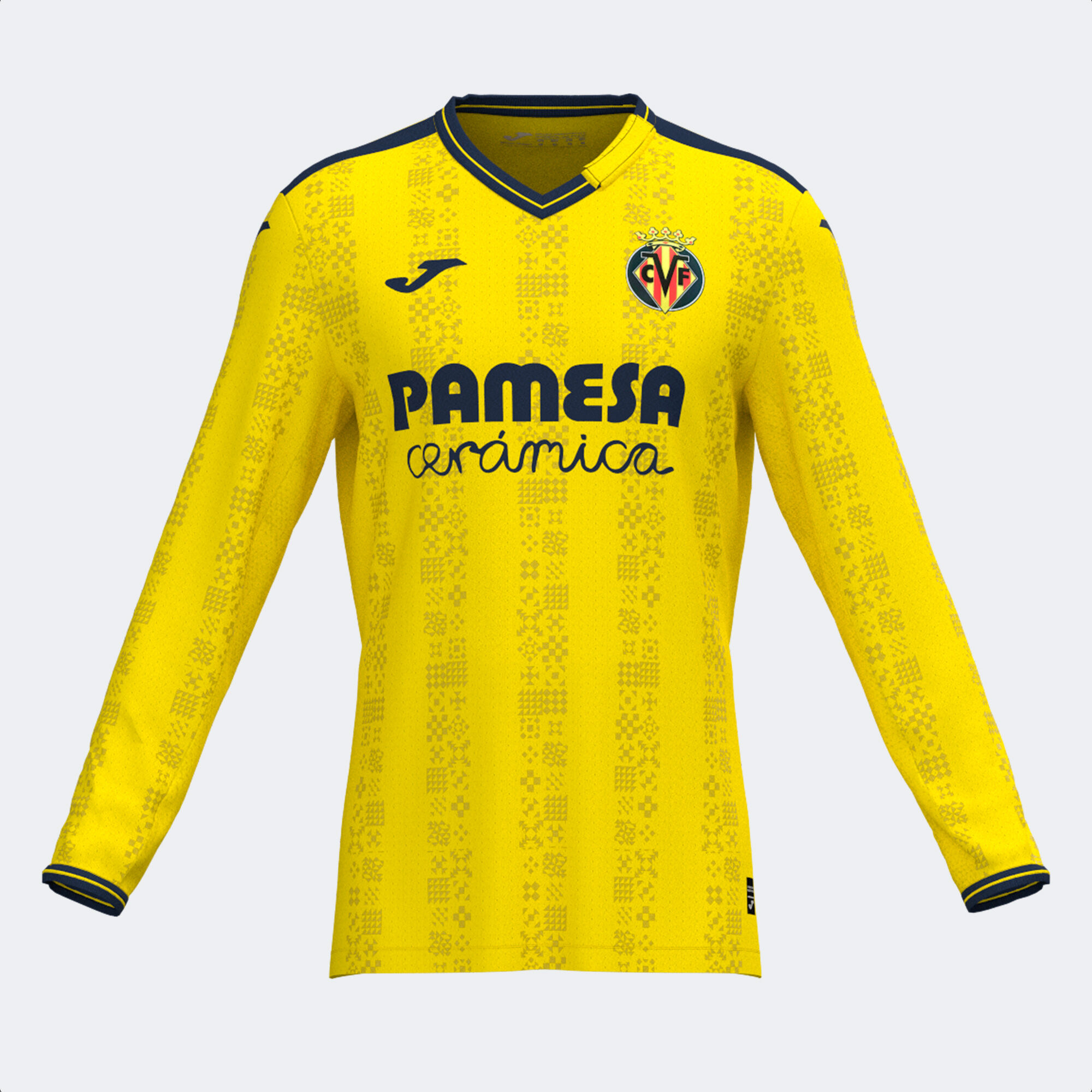 Long sleeve shirt home kit Villarreal Cf 24 25