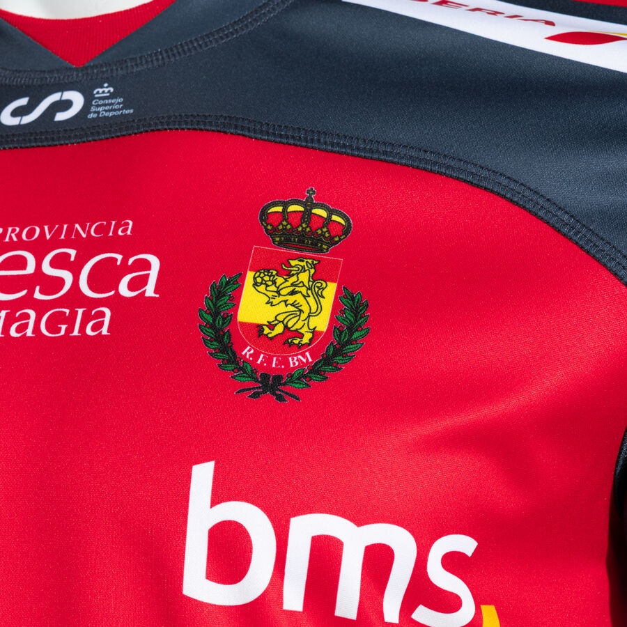 CAMISETA MANGA CORTA COMP. OFI. FED. BALONMANO ESPA&Ntilde;A