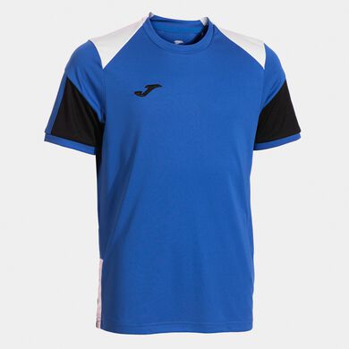 Shirt short sleeve man Danubio royal blue black
