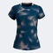 Maillot manches courtes femme Smash bleu marine