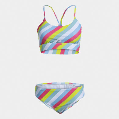 Bikini mujer Santa M&oacute;nica II blanco rosa