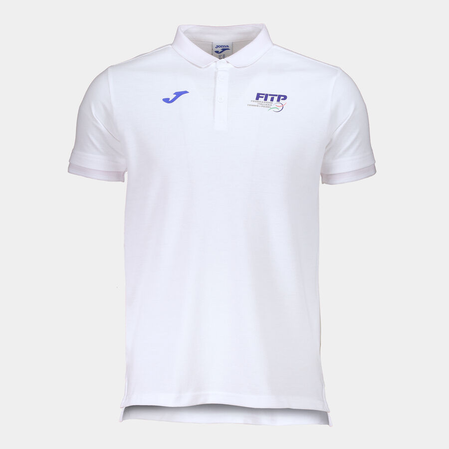 POLO MANGA CORTA FED. ITALIA TENIS