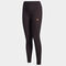 Long tights woman Indoor Gym brown orange