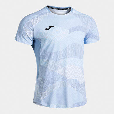 Kurzarmshirt mann Challenge blau