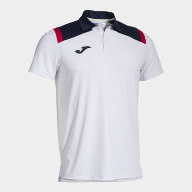 Polo manga corta hombre Toledo blanco marino