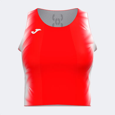 Top mujer Elite XI rojo blanco