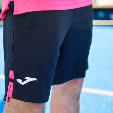 Pantaloncini uomo Ranking nero rosa fluorescente