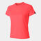 Tricou cu mânecă scurtă damă R-Combi coral fosforescent