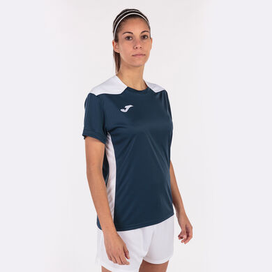 Camiseta manga corta mujer Championship VI marino blanco