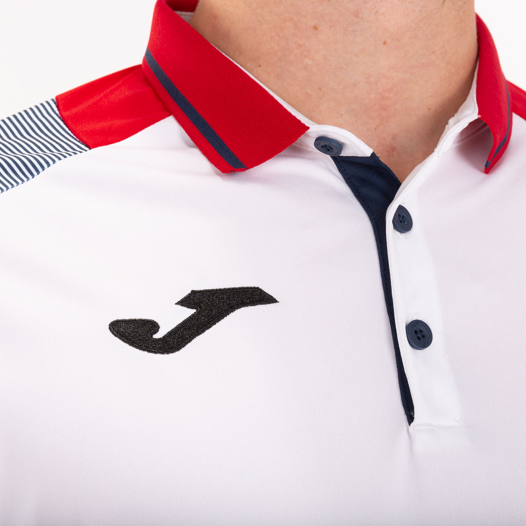 Joma Essential II Camiseta de Tenis Niño - Red/White