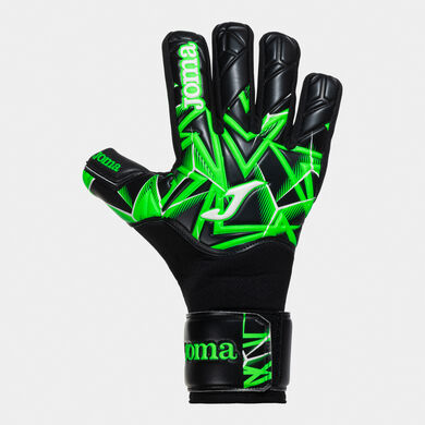 Football goalkeeper gloves Brave black fluorescent green