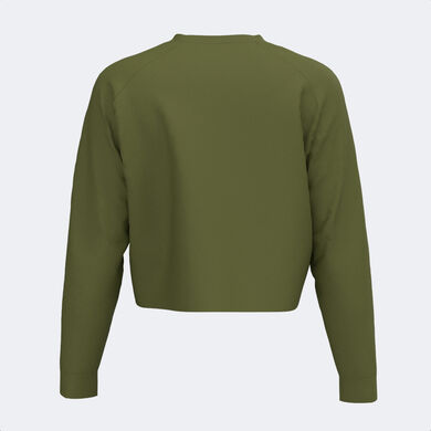 Sweatshirt woman Mimetic green