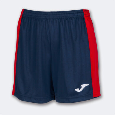 Pantaloncini donna Maxi blu navy rosso