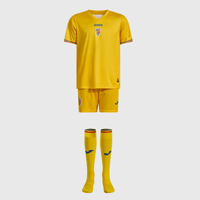 Set r&eacute;plica Federaci&oacute;n Rumana F&uacute;tbol junior