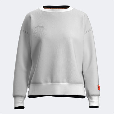 Sweatshirt woman Step white