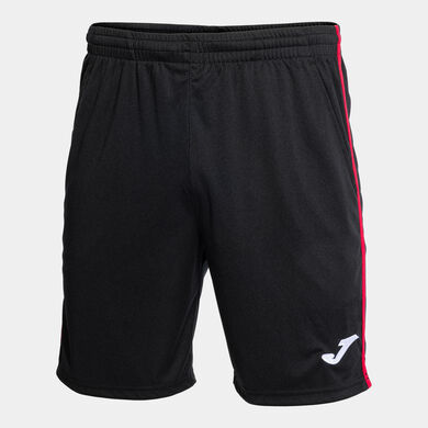 Bermuda hombre Open III negro rojo