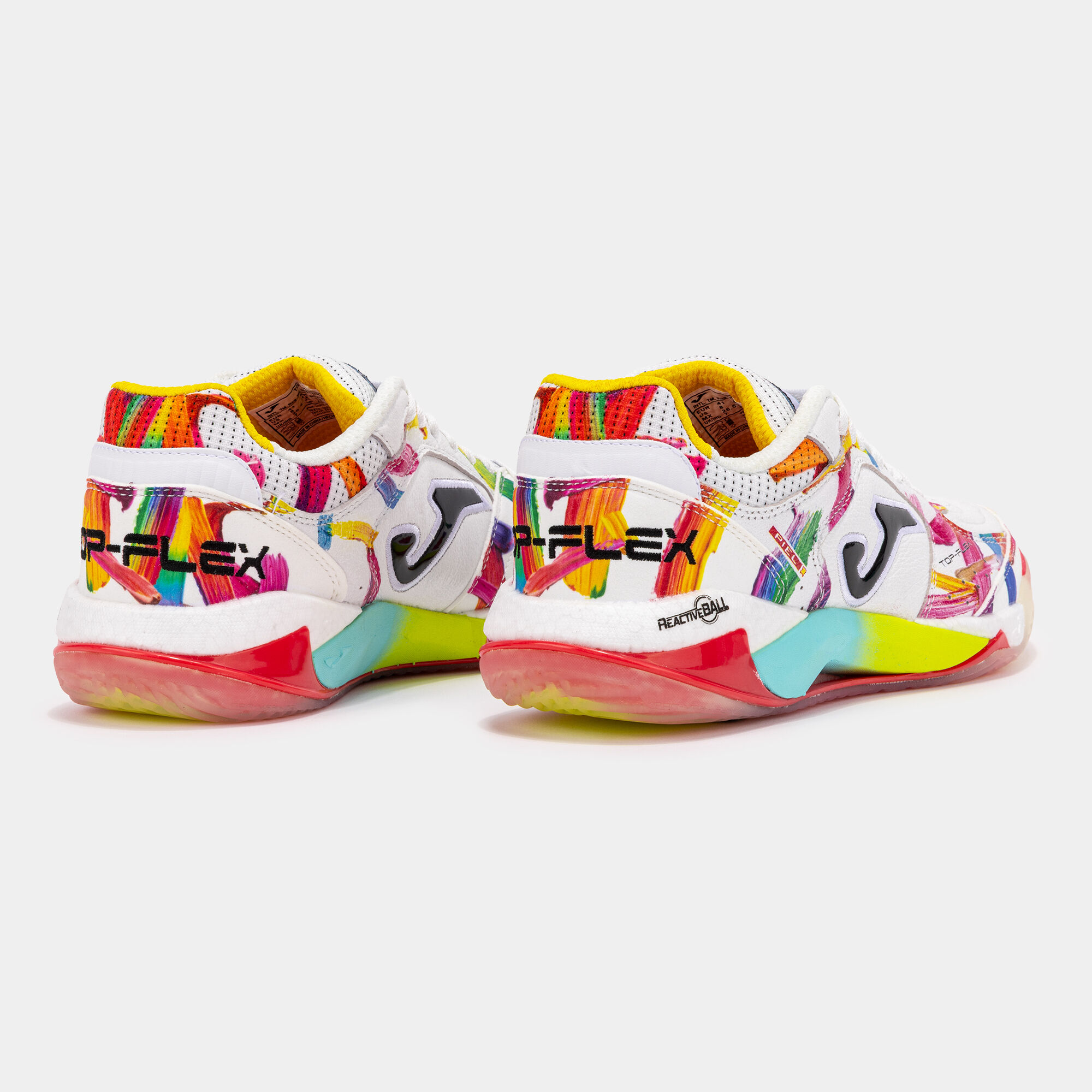 Futsal shoes Top Flex Plus 26 Graffiti indoor white | JOMA®