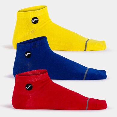 Socks man Lion royal blue red yellow