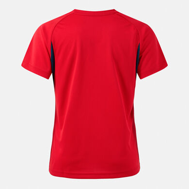 Tricou cu m&acirc;necă scurtă damă Championship 20 roșu bleumarin &icirc;nchis