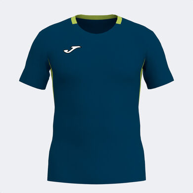 T-shirt manga curta homem Smash azul marinho lima