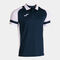 Polo manches courtes homme Lider bleu marine blanc