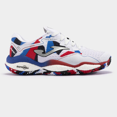 Sapatilhas Smash Men 24 argila homem branco azul royal