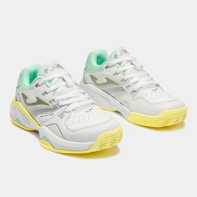 Zapatillas Master 1000 Jr 26 clay junior blanco turquesa