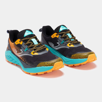Scarpe trail Tundra 25 uomo nero arancione