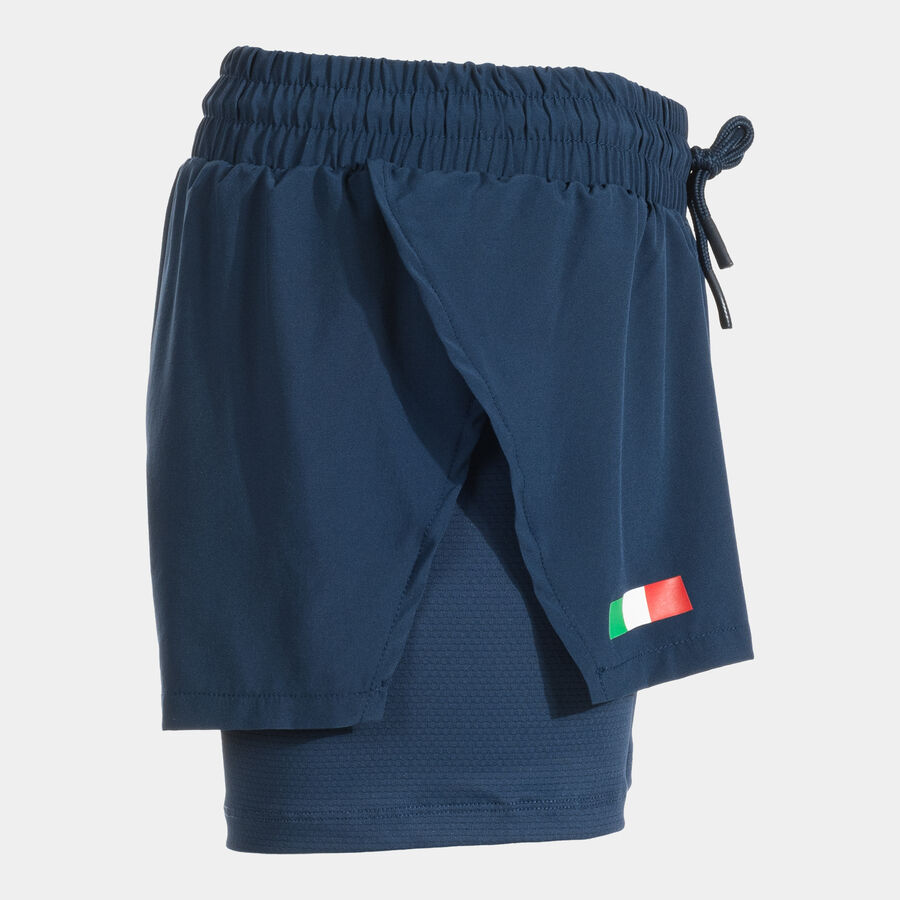 SHORT MUJER COMP. OFI. FED. ITALIA TENIS Y PADEL