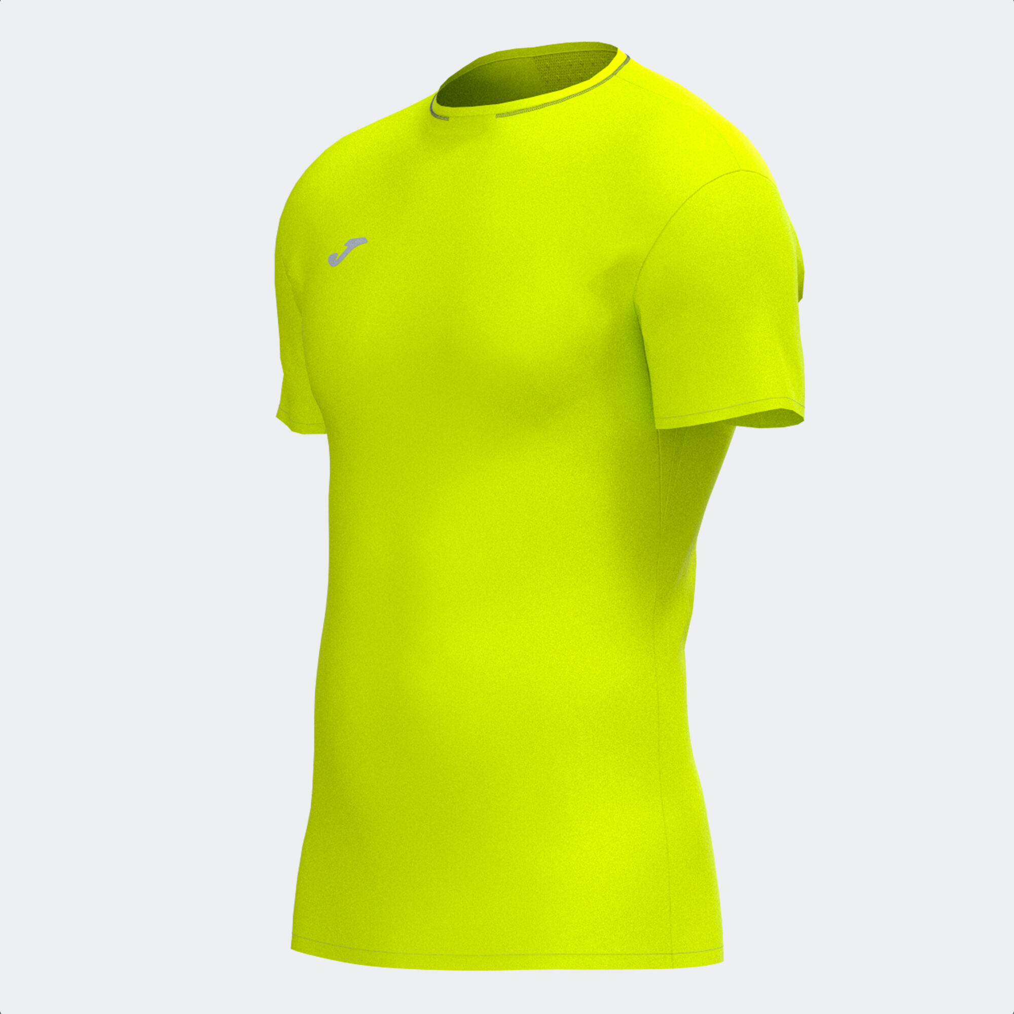 Shirt short sleeve man R-City fluorescent yellow