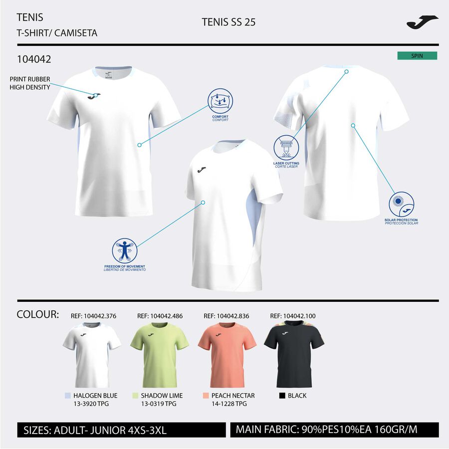 CAMISETA MANGA CORTA CHALLENGE