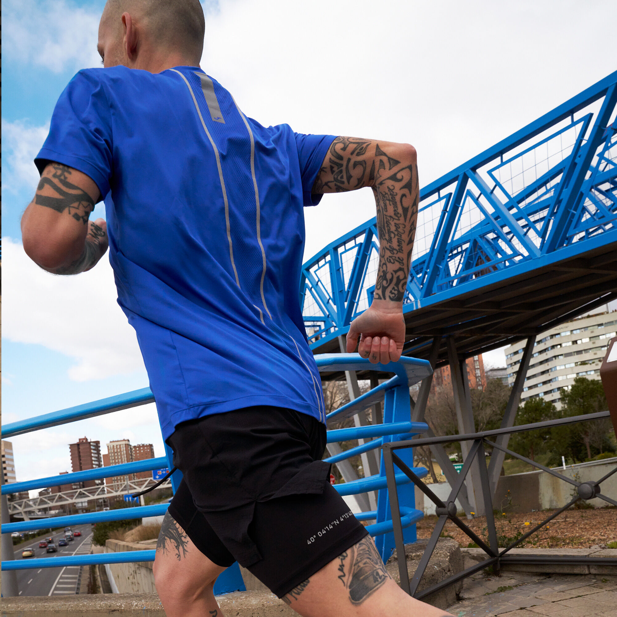 Shirt short sleeve man R-City royal blue | JOMA®
