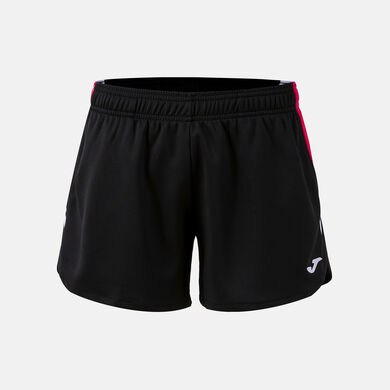 Short mujer Terra negro fucsia