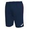 Bermuda shorts man Classic navy blue red