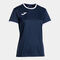 Camiseta manga corta mujer COMBI PREMIUM marino blanco
