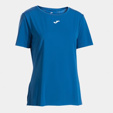Tricou cu mânecă scurtă damă Indoor gym albastru