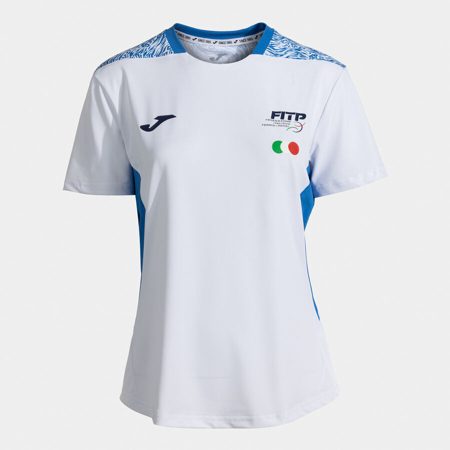 CAMISETA MANGA CORTA MUJER COMP. OFI. FED. ITALIA TENIS Y PADEL