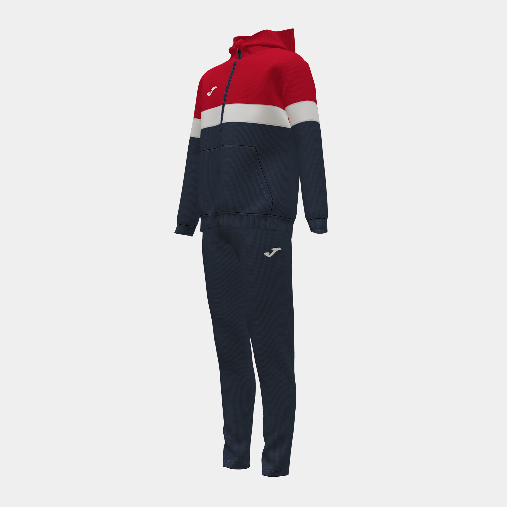Chandal nino Stripe marino rojo