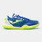 PANTOFI SPORT POINT 22 CLAY UNISEX ALBASTRU REGAL GALBEN FOSFORESCENT
