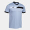 Camiseta manga corta hombre Court celeste marino blanco