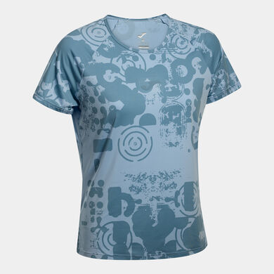 Shirt short sleeve woman Challenge blue