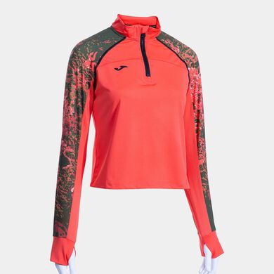 Sweatshirt frau Explorer III korallenrot
