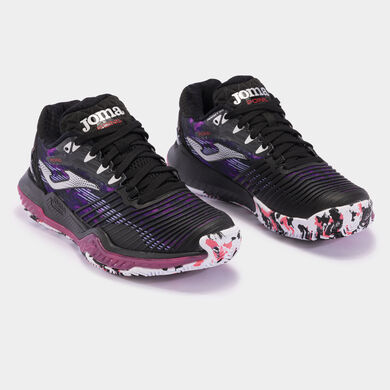 Zapatillas Point Lady 24 clay mujer negro fucsia