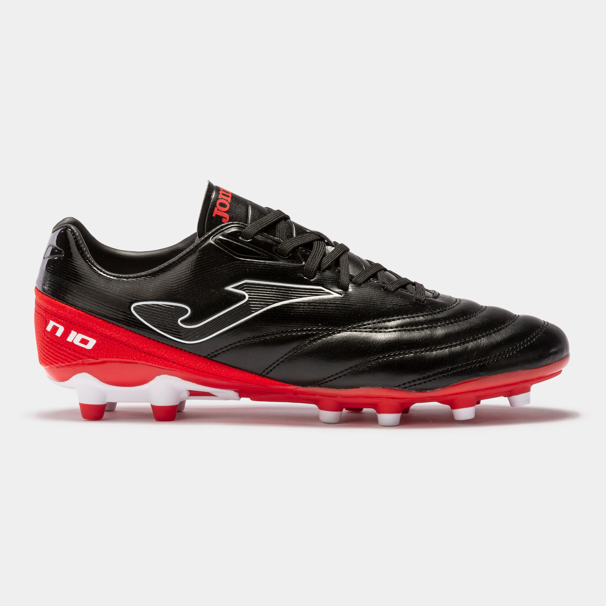 FOOTBALL BOOTS N-10 22 FIRM GROUND FG BLACK RED
