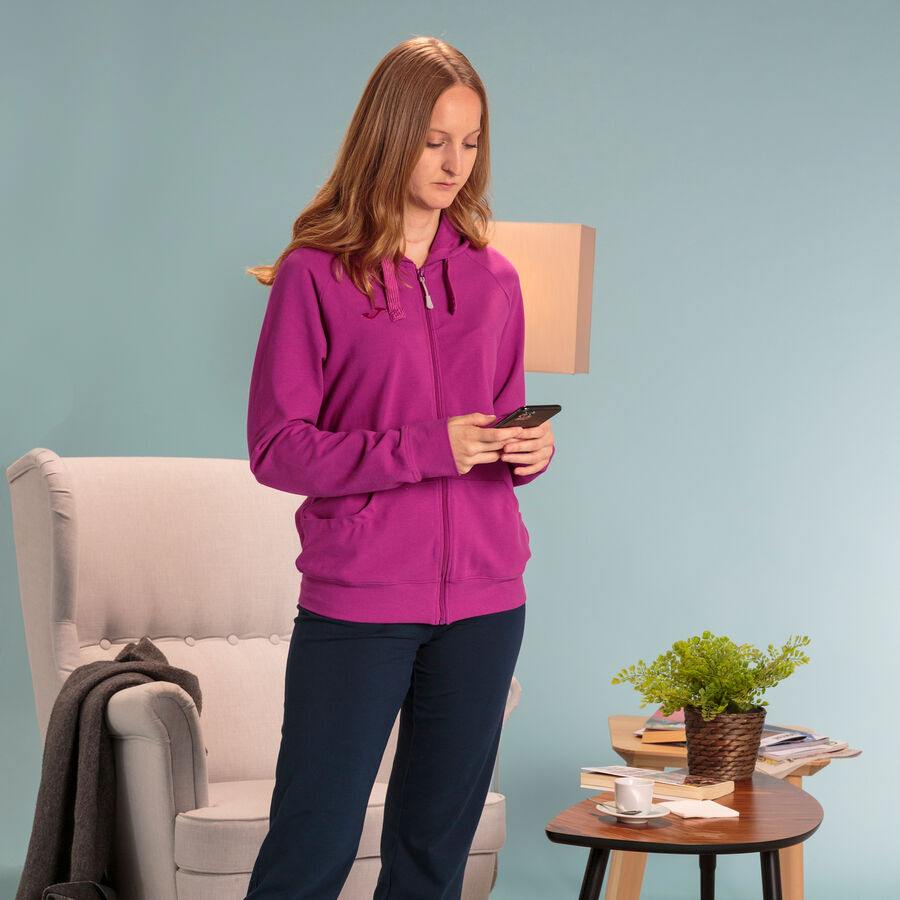 CHAQUETA CON CAPUCHA CORINTO