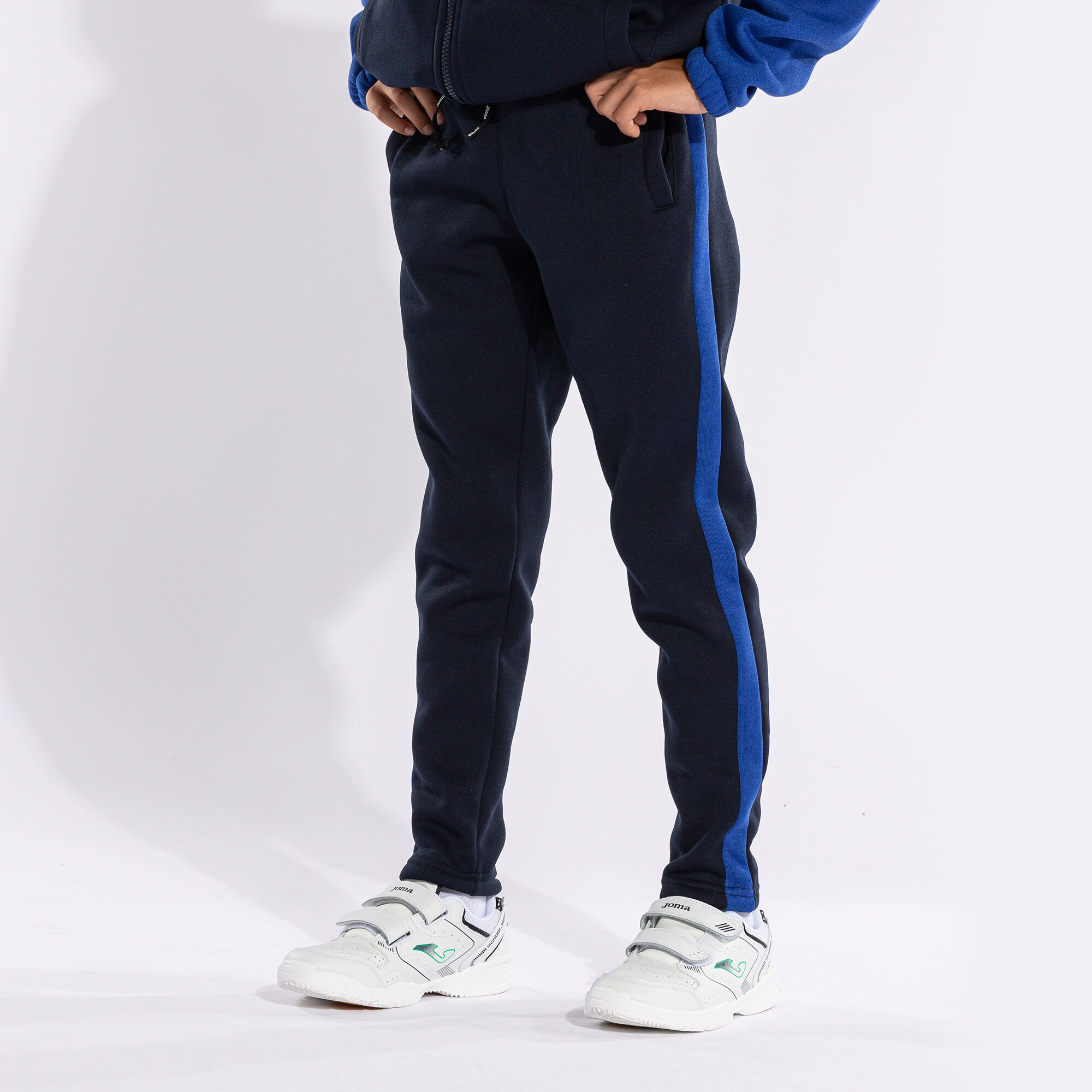 Longs pants boy Stripe navy blue blue
