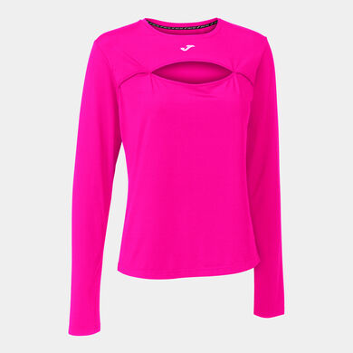 LONG SLEEVE SHIRT WOMAN ZERO FLUORESCENT PINK