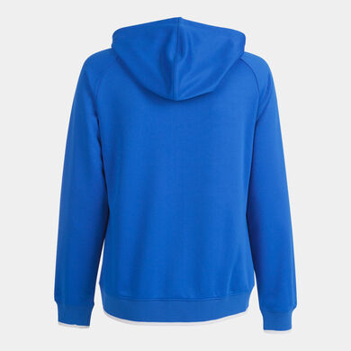 Giacca con cappuccio donna Supernova III blu reale bianco