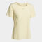 Camiseta manga corta mujer Indoor gym beige