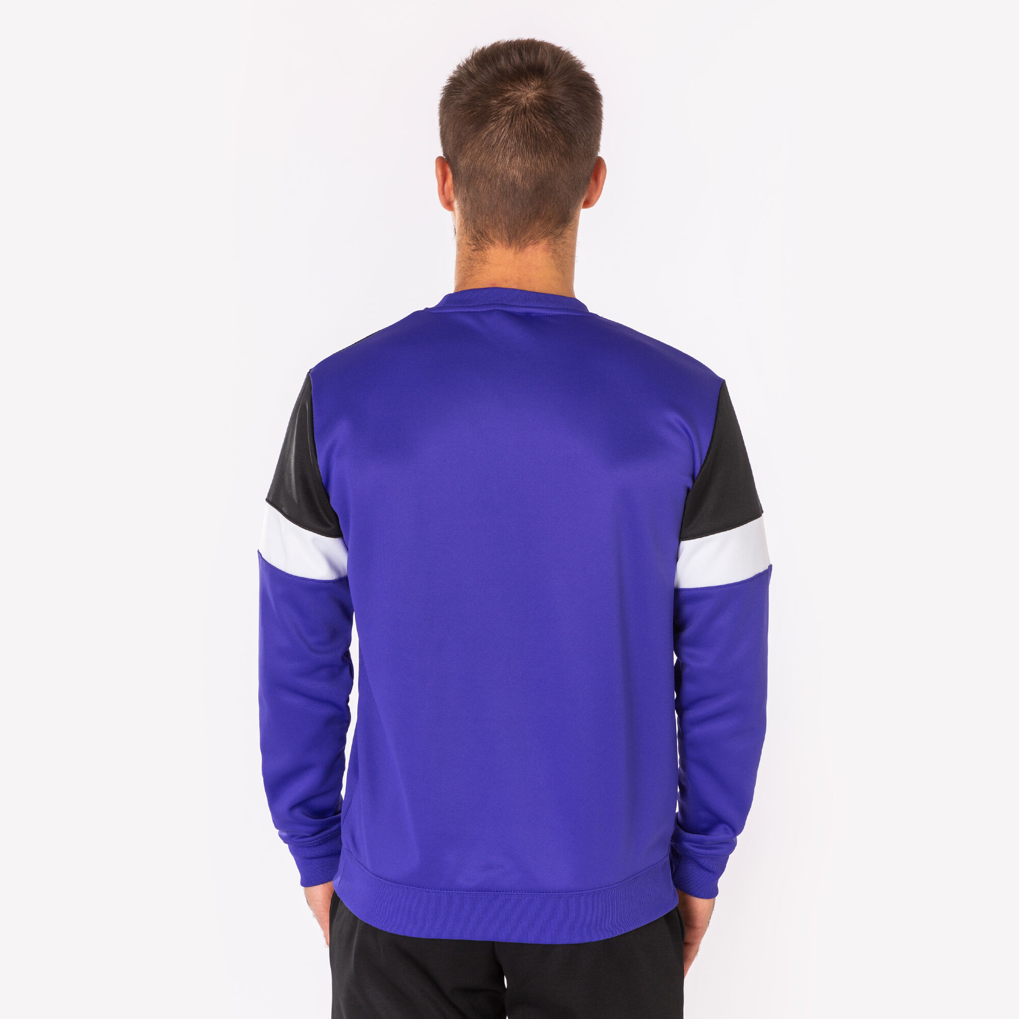 Sweatshirt man Crew IV purple black white | JOMA®